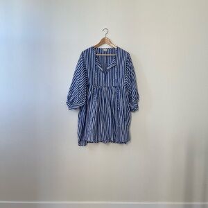 House of Sundar Tara Mini Dress Sky Lines